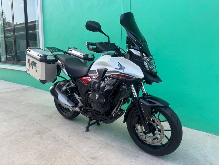 Honda CB500X ปี2017 สีขาวแดงกุญแจ2ดอก รถมือเดียว รูปที่ 2