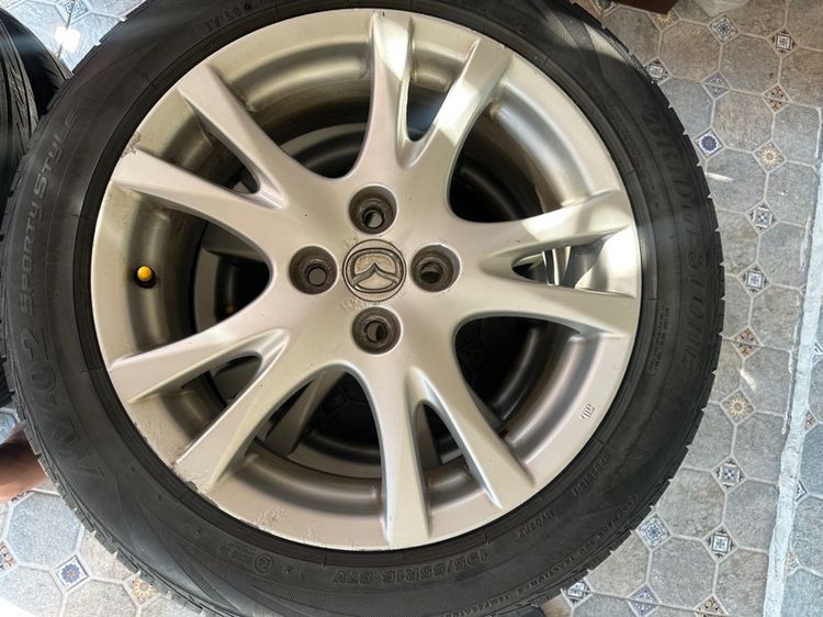 ยางพร้อมแม็กเดิมมาสด้าสองครบ4ล้อ รูปที่ 4