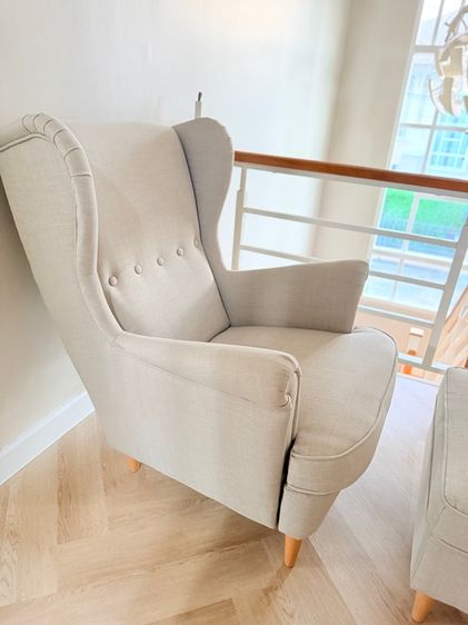 Sofa Armchair IKEA  สีเทาผ้า ใหม่มาก  รูปที่ 2