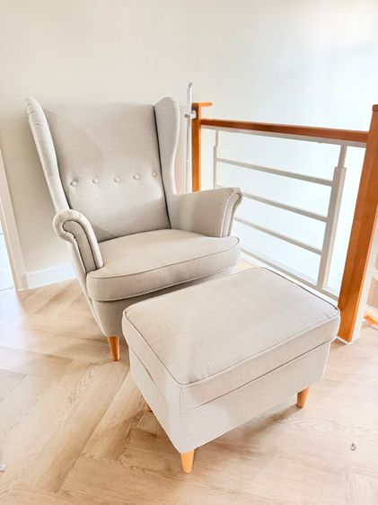 Sofa Armchair IKEA  สีเทาผ้า ใหม่มาก  รูปที่ 6