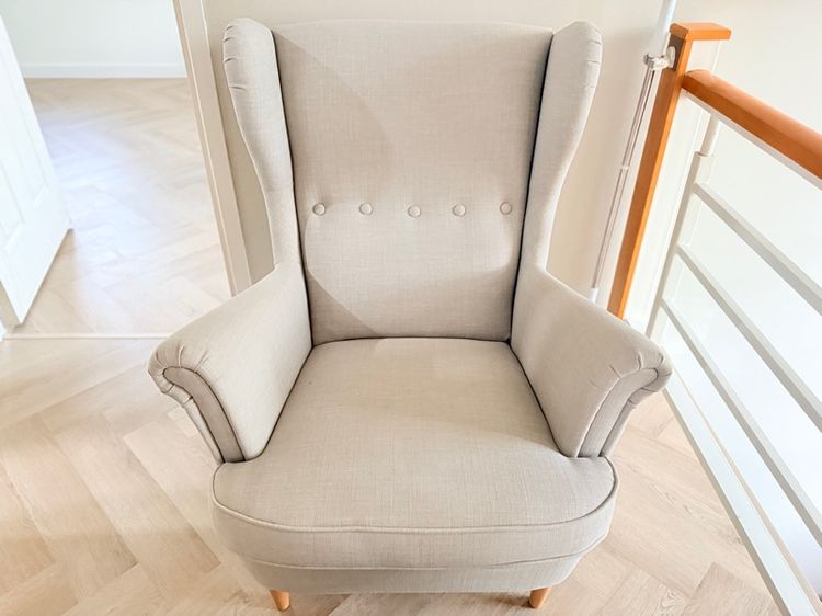 Sofa Armchair IKEA  สีเทาผ้า ใหม่มาก  รูปที่ 3