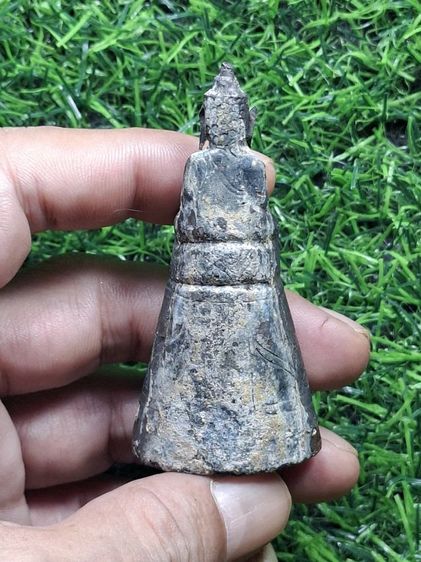 (ปิดแล้วครับ)บุเงินอยุธยาแท้ อายุหลายร้อยปี มีคราบปูนในองค์เจดีย์เกาะ พระแท้ดูง่ายไม่หักหูติดครบ น่าเก็บสะสมบูชา ( ประกันแท้ให้ครับ )  รูปที่ 2