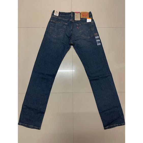 Levi's 505 มีไซส์ 29,30,31,32,33,34,36,38,40 กางเกงยีนส์ผู้ชาย เอวกลาง ทรงเข้ารูป ยีนส์ยืด  สียีนส์เข้ม ใหม่ ของแท้ ส่งฟรี รูปที่ 3