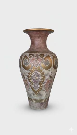 ภาชนะศิลป์มงคล งานทำมือขนาดใหญ่ สูงเกือบ 1 เมตรบ้าน ขายเดี่ยว 5,900 บาท ยกคู่ 9,900