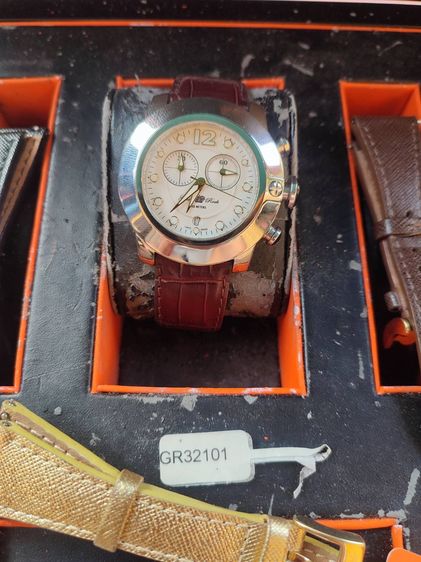 Glam Rock Miss Miami Beach GR32101 Women’s Orange Watch 100M Swiss Quartz รูปที่ 3