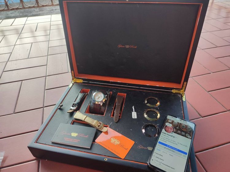 Glam Rock Miss Miami Beach GR32101 Women’s Orange Watch 100M Swiss Quartz รูปที่ 12