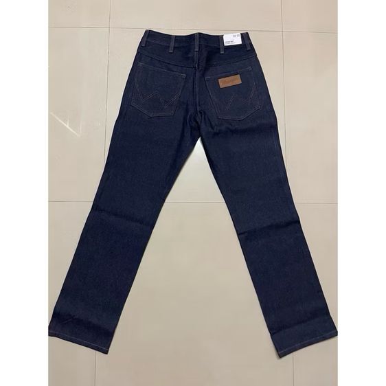 WRANGLER TEX46 มีไซส์ 31,32,33,34,36,38 กางเกงยีนส์ผู้ชาย ผ้าดิบหนังไก่ เอวกลาง ทรงกระบอก ยีนส์ไม่ยืด แรงเลอร์ สียีนส์ แท้ ส่งฟรี รูปที่ 4