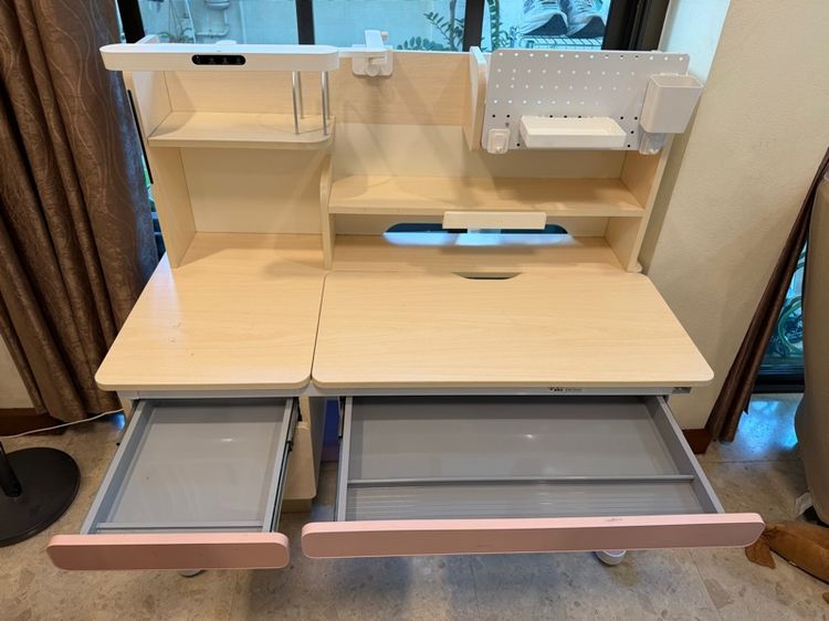 โต๊ะทำการบ้าน โต๊ะเขียนหนังสือเด็ก  ปรับความสูงได้ รูปที่ 5