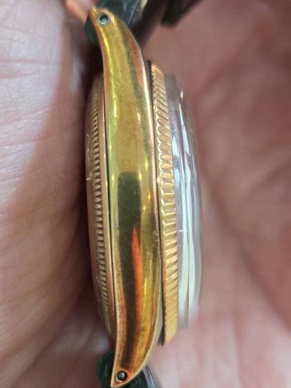 vintage rolex6567เรือนทอง9kชนาด34มมเครื่องผีเสื้อออโต้หน้าเขียนใหม่ รูปที่ 3