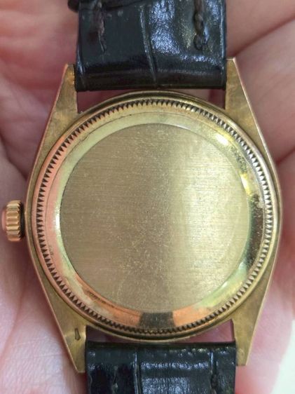 vintage rolex6567เรือนทอง9kชนาด34มมเครื่องผีเสื้อออโต้หน้าเขียนใหม่ รูปที่ 4