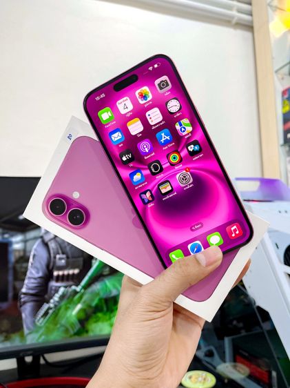 IPhone 16Plus 128GB เครื่องศูนย์ไทย ครบกล่อง