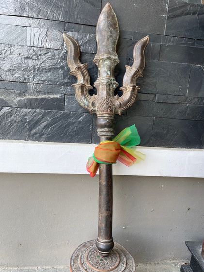 อื่นๆ เทพศาสตรา ตรีศูล เนื้อสำริด ศิลปะขอม 