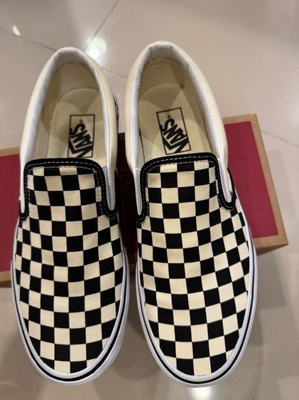 ขาว ผ้า รองเท้าผ้าใบ UK 7.5 | EU 41 1/3 | US 8 อื่นๆ รองเท้า vans