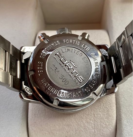 WTS FORTIS CHRONOGRAPH BLUE STEEL LIMITED 500 PCS (FULL SET) รูปที่ 3