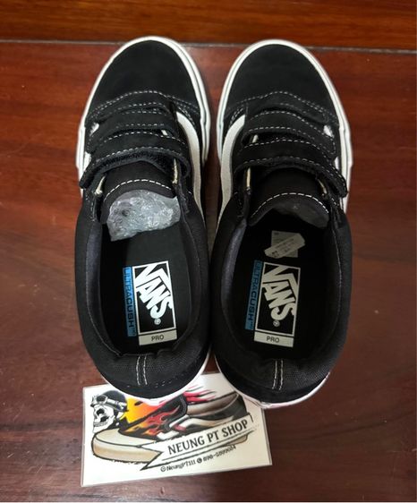 vans old skool pro velcro black white มือ 2 ราคา 990฿ (รวมส่ง ) ไม่มีกล่อง Size  9 US 42 Eur 27 Cm  สินค้า  มือ 2 สภาพดี  รูปที่ 10