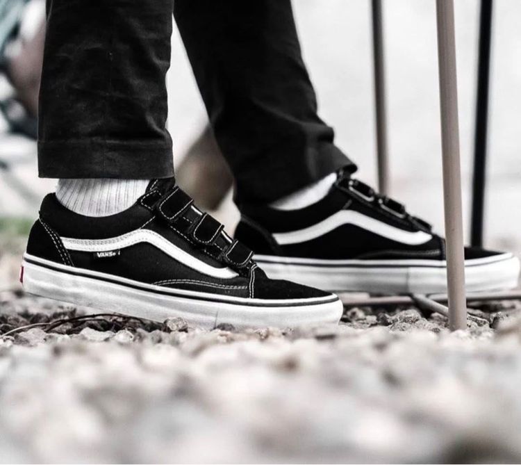 vans old skool pro velcro black white มือ 2 ราคา 990฿ (รวมส่ง ) ไม่มีกล่อง Size  9 US 42 Eur 27 Cm  สินค้า  มือ 2 สภาพดี  รูปที่ 14