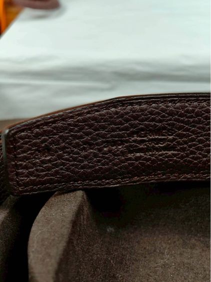 Hermès H Belt Buckle Guilloché Palladium l Full Set รูปที่ 3