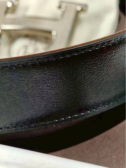 Hermès H Belt Buckle Guilloché Palladium l Full Set รูปที่ 4