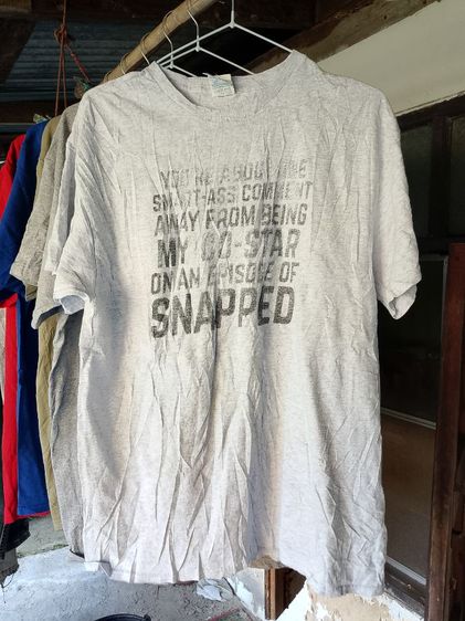 เสื้อยืดมือสอง สภาพดี คัดเกรด size L รูปที่ 8