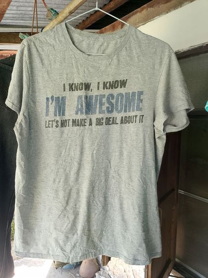 เสื้อยืดมือสองสภาพดีคัดเกรด size m รูปที่ 8