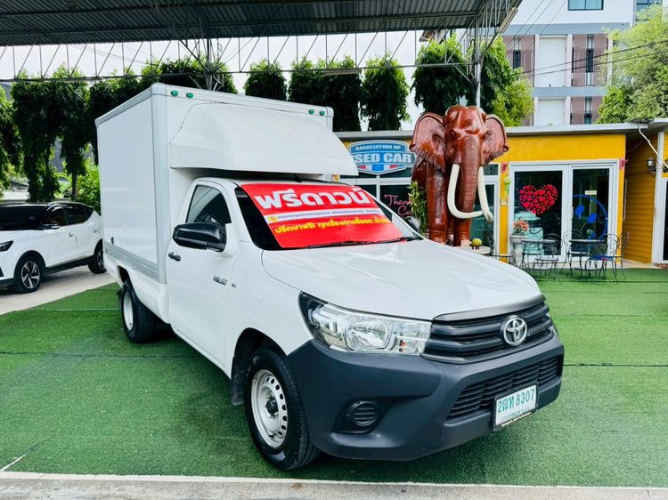 Toyota Hilux Revo 2018 2.4 J Plus Pickup ดีเซล ไม่ติดแก๊ส เกียร์ธรรมดา ขาว รูปที่ 2