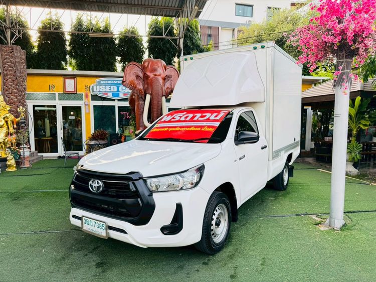 Toyota Hilux Revo 2020 2.4 Entry Pickup ดีเซล ไม่ติดแก๊ส เกียร์ธรรมดา ขาว รูปที่ 2