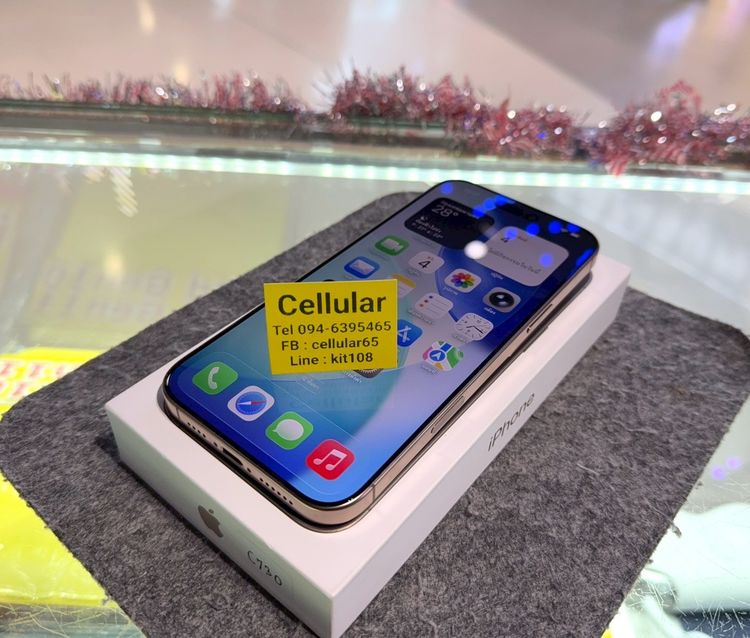 (ติดจอง)iPhone 16 Pro Max 256GB Batt98 สภาพสวยมาก เครื่องไทย ครบกล่อง รูปที่ 7