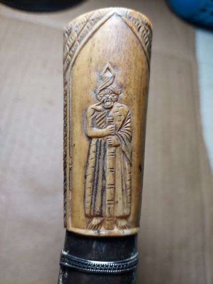 เครื่องรางมีดหมอหลวงพ่อกวยวัดโฆสิตารามใบ 9 นิ้วยาวรวม 17 นิ้ว รูปที่ 4