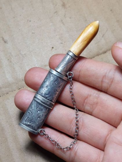 เครื่องรางมีดหมอปลอกเงินแท้หลวงพ่อเดิมวัดหนองโพ รูปที่ 6