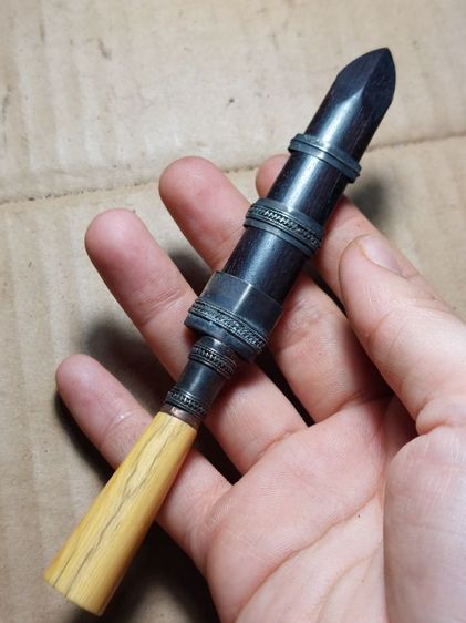 เครื่องรางมีดหมอพระขรรค์หลวงพ่อเดิมใบ 2.5 ยาวรวม 5 นิ้ว รูปที่ 3