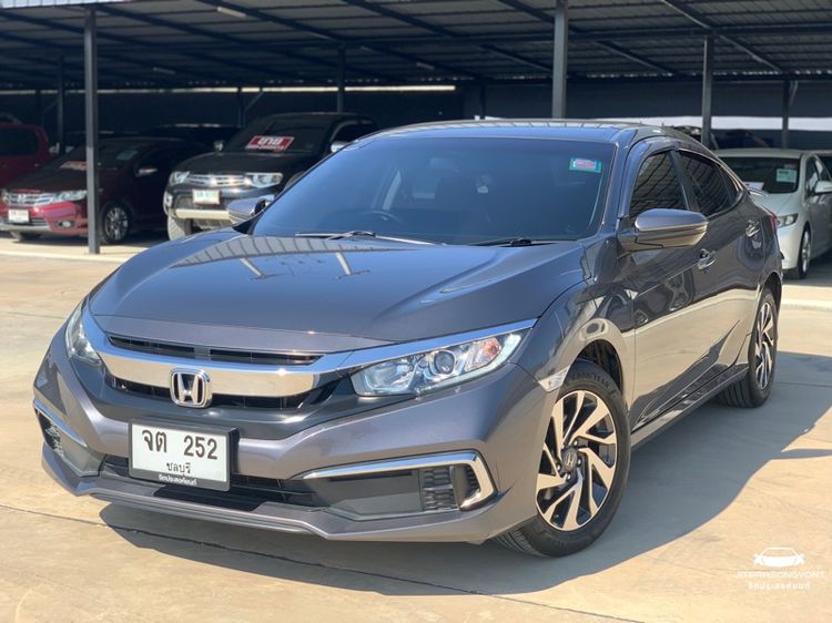 Honda Civic 2019 1.8 E i-VTEC Sedan เบนซิน เกียร์อัตโนมัติ เทา รูปที่ 4