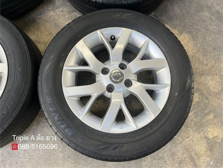 ✨ล้อแม็ก✨Nissan Note ขอบ 15 แถมยาง Dunlop 185-65-15 ปี 21 รูปที่ 3