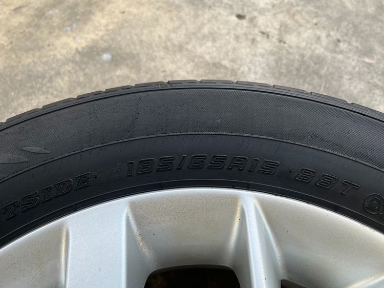 ✨ล้อแม็ก✨Nissan Note ขอบ 15 แถมยาง Dunlop 185-65-15 ปี 21 รูปที่ 8