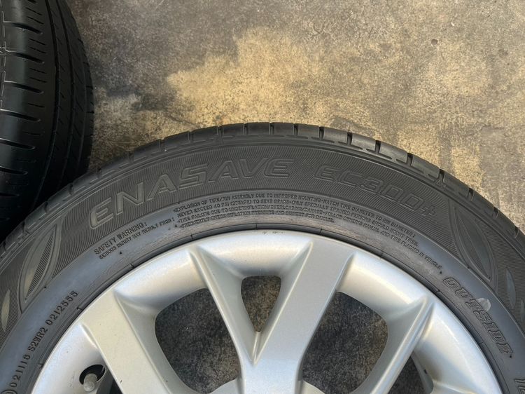 ✨ล้อแม็ก✨Nissan Note ขอบ 15 แถมยาง Dunlop 185-65-15 ปี 21 รูปที่ 7
