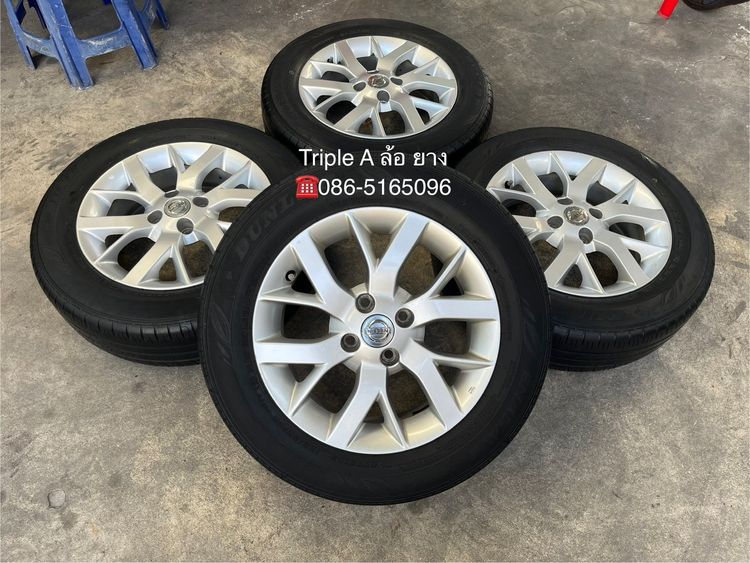 อื่นๆ อะลูมิเนียมอัลลอย 15" ✨ล้อแม็ก✨Nissan Note ขอบ 15 แถมยาง Dunlop 185-65-15 ปี 21