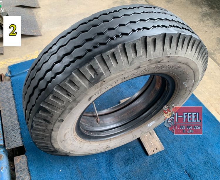 ยางเก่า บรรทุก BS 750r16 mr ผ้าใบ ในรองครบ ชุดนี้มี 4เส้น ปี2023 รูปที่ 6