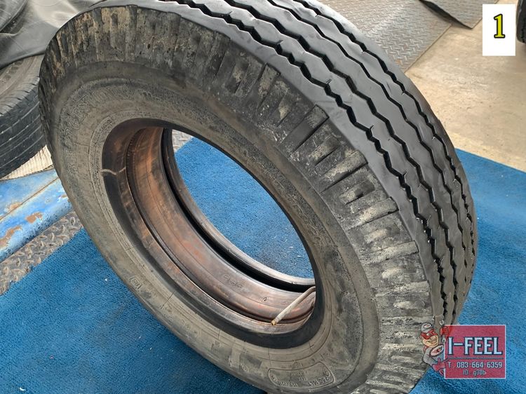 ยางเก่า บรรทุก BS 750r16 mr ผ้าใบ ในรองครบ ชุดนี้มี 4เส้น ปี2023 รูปที่ 3