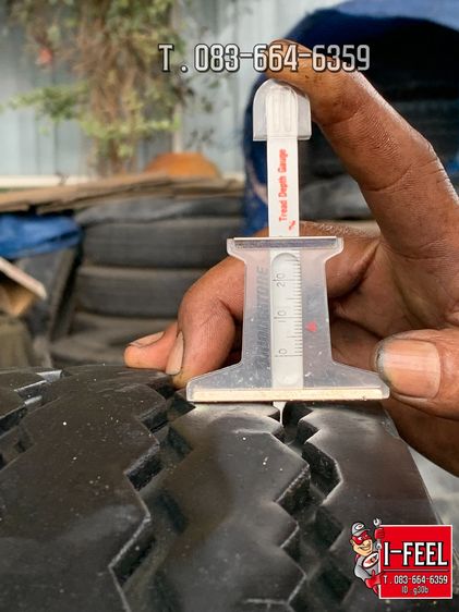 ยางเก่า บรรทุก BS 750r16 mr ผ้าใบ ในรองครบ ชุดนี้มี 4เส้น ปี2023 รูปที่ 4