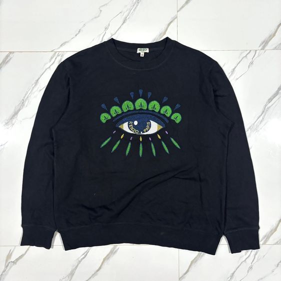 ดำ อื่นๆ แขนยาว อื่นๆ อื่นๆ เสื้อกันหนาว KENZO แท้ 💯 size M วัดจริงขนาด อก 22 ยาว 27 นิ้ว สภาพดีมาก ทรงสวย ลายปักโลโก้สีสวย ผ้านิ่มหายากน่าสะสมครับ