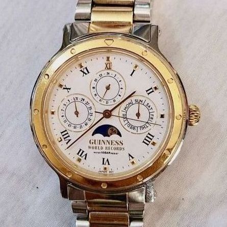 นาฬิกา​กินเนสบุค​ Japan​ GUINNESS WORLD RECORDS Sun  Moon Phase  รูปที่ 3