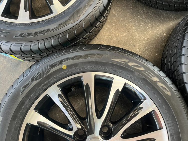 ✨ล้อแม็ก✨Toyota Vios 12 ก้าน ขอบ 15 พร้อมยางใหม่💯185-60-15 Dunlop💥ปลายปี 25💥 รูปที่ 7