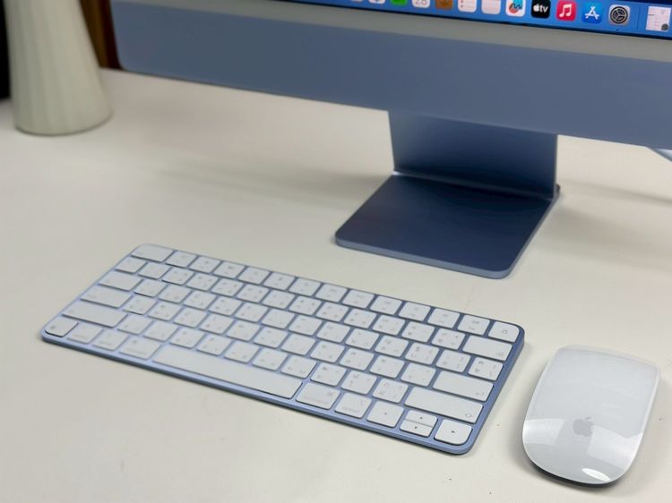 iMac 24-inch M4 2024 Two ports Ram16GB SSD256GB CPU8-Core GPU8-Core 2Ports Blue apple care 2 August 2026 รูปที่ 8