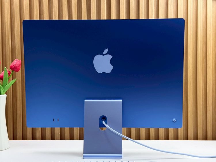 iMac 24-inch M4 2024 Two ports Ram16GB SSD256GB CPU8-Core GPU8-Core 2Ports Blue apple care 2 August 2026 รูปที่ 4