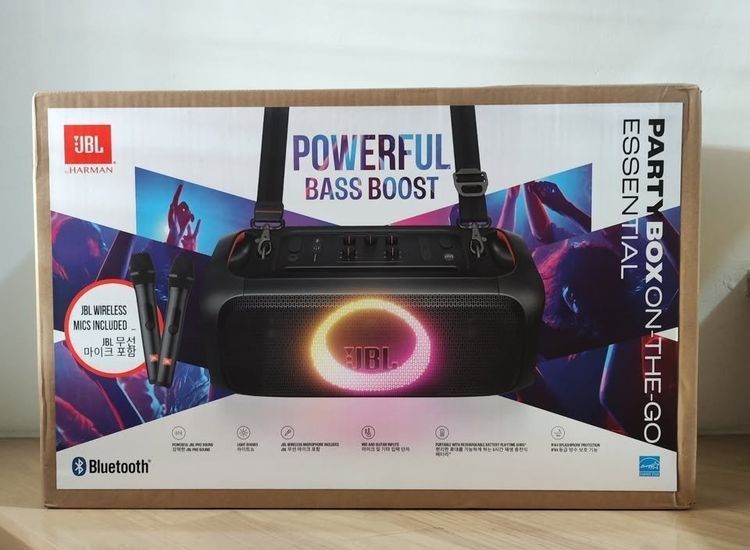 JBL Partybox On the Go Essential (ไมค์ 2 ตัว) ของใหม่ ประกันศูนย์ไทย