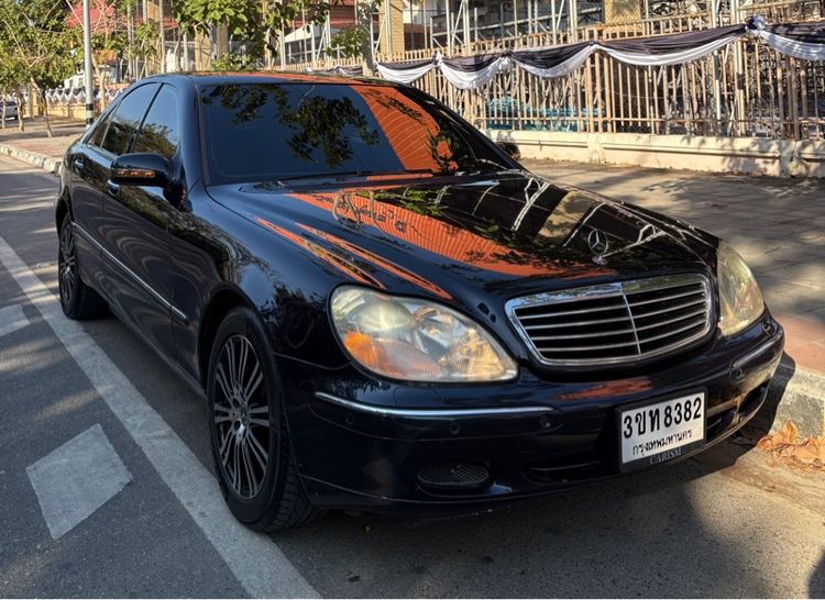 รถ Mercedes-Benz S-Class S280 สี น้ำเงิน