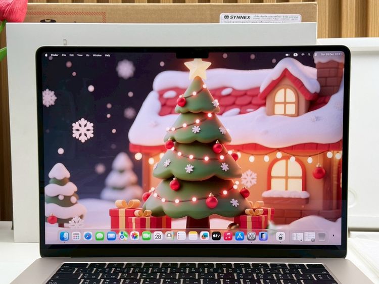 MacBook Air 15-inch M3 2024 Ram8GB SSD256GB Starlight apple care 29 November 2026 รูปที่ 4