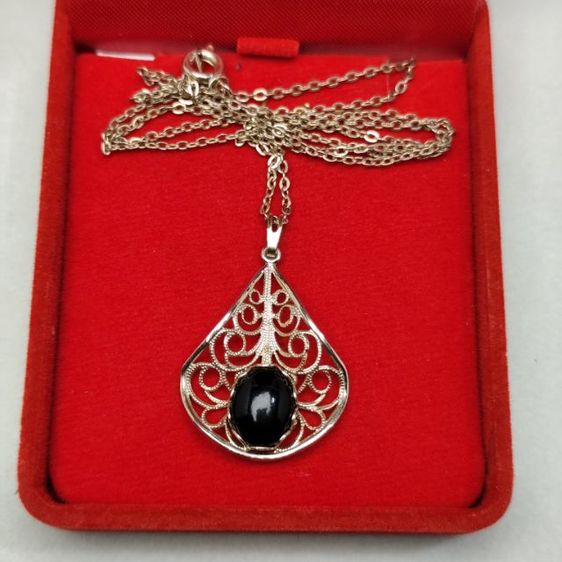 จิวเวอรี่ สร้อยคอและจี้ 🔖สร้อยพร้อมจี้สีทองเค กปห  ของจริงสวยมาก งานจากญี่ปุ่น