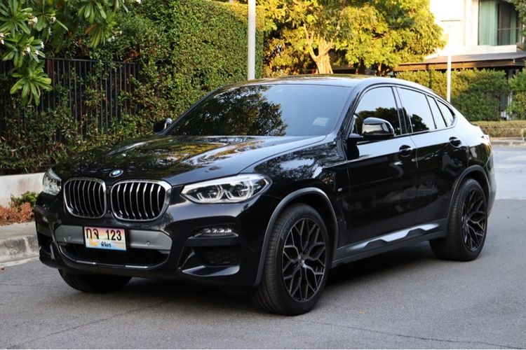 BMW X4 2021 2.0 xDrive20d M Sport 4WD Utility-car ดีเซล เกียร์อัตโนมัติ ดำ รูปที่ 3