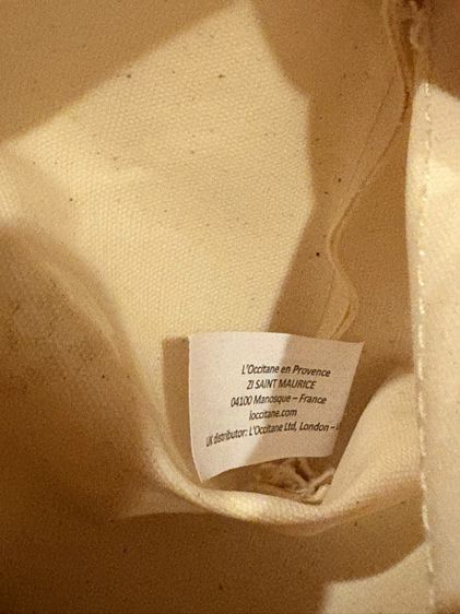 กระเป๋า กระเป๋าใส่เครืื่องสำอางค์ กระเป๋าอเนกประสงค์ L’OCCITANE ของแท้ ใหม่ ส่งฟรี รูปที่ 8