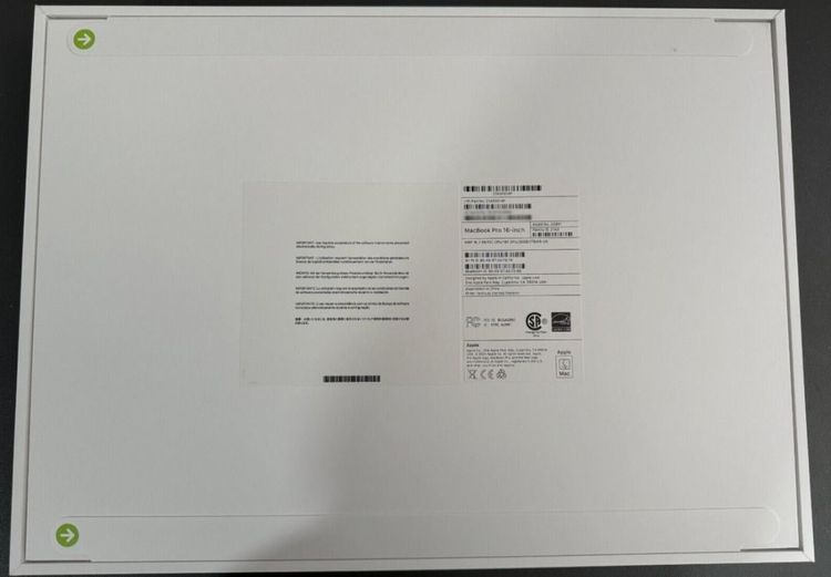 New, Sealed Apple MacBook Pro 16-inch 1TB SSD 36GB RAM Apple Warranty til 2028 รูปที่ 2